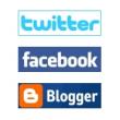 Twitter, Facebook, Blogger